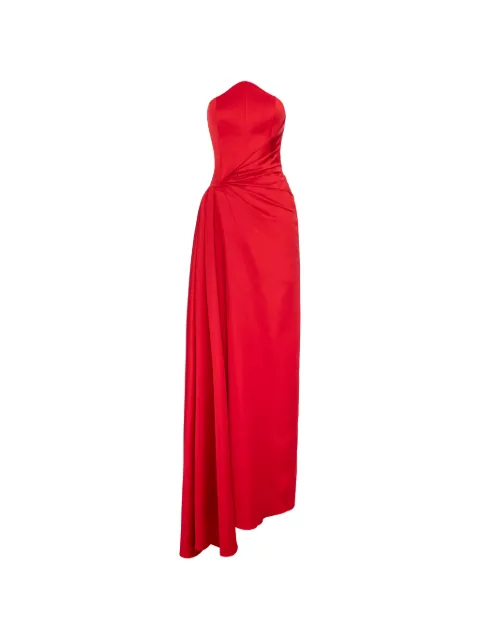 V:PM ATELIER Kira strapless twisted maxi dress