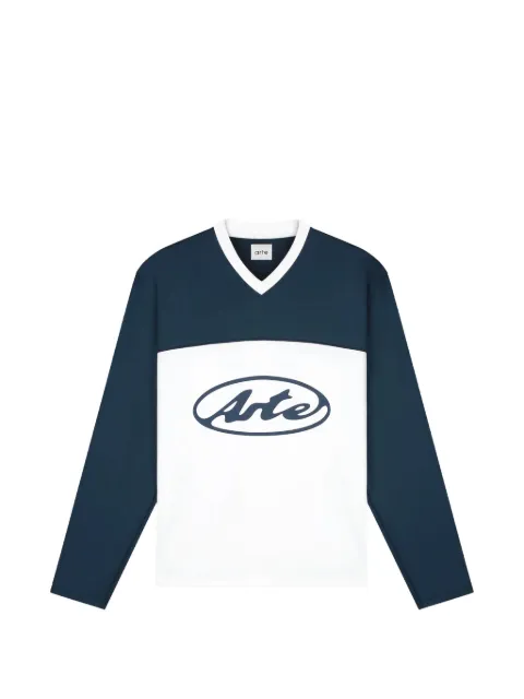 Arte Antwerp Circle logo V-neck longsleeve