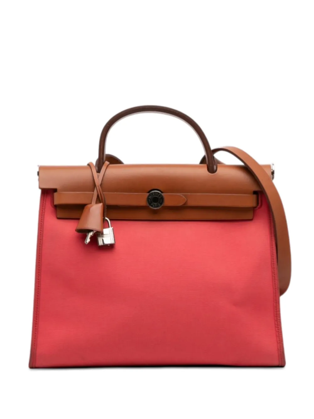 Hermès Pre-Owned 2011 Toile Herbag Zip 31 satchel - Marrone