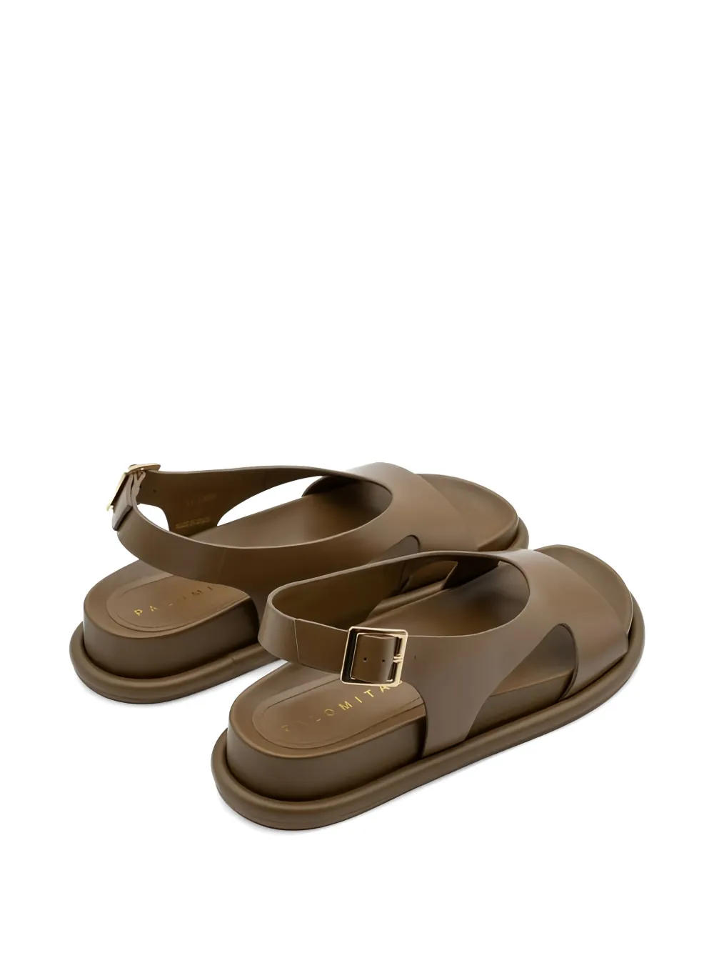 Palomitas By Paloma Barcelò Calista leren sandalen Bruin