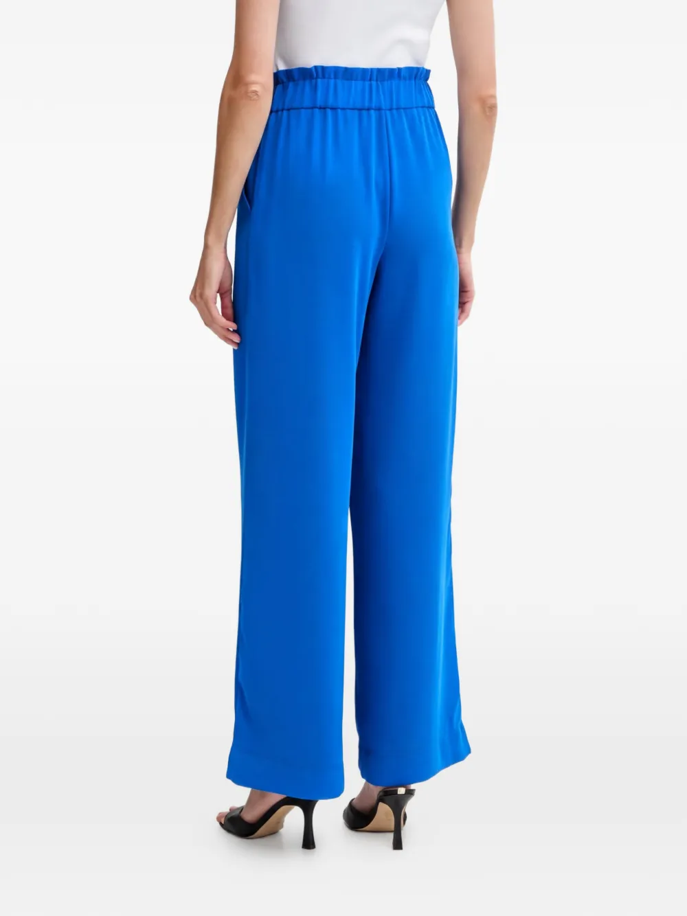 Morgan Broek met elastische taille Blauw