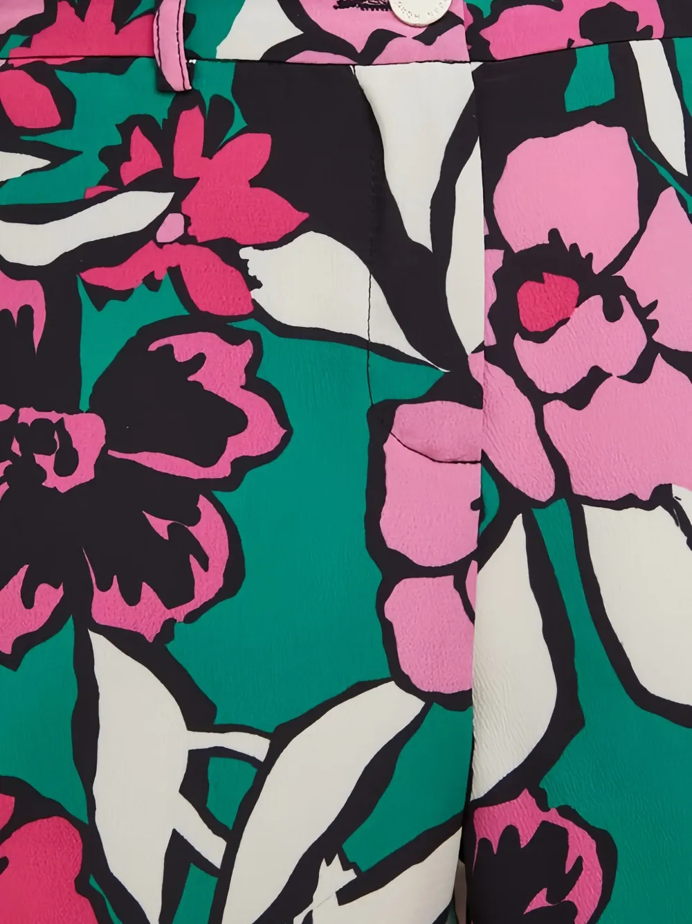 Morgan Broek met bloemen Groen