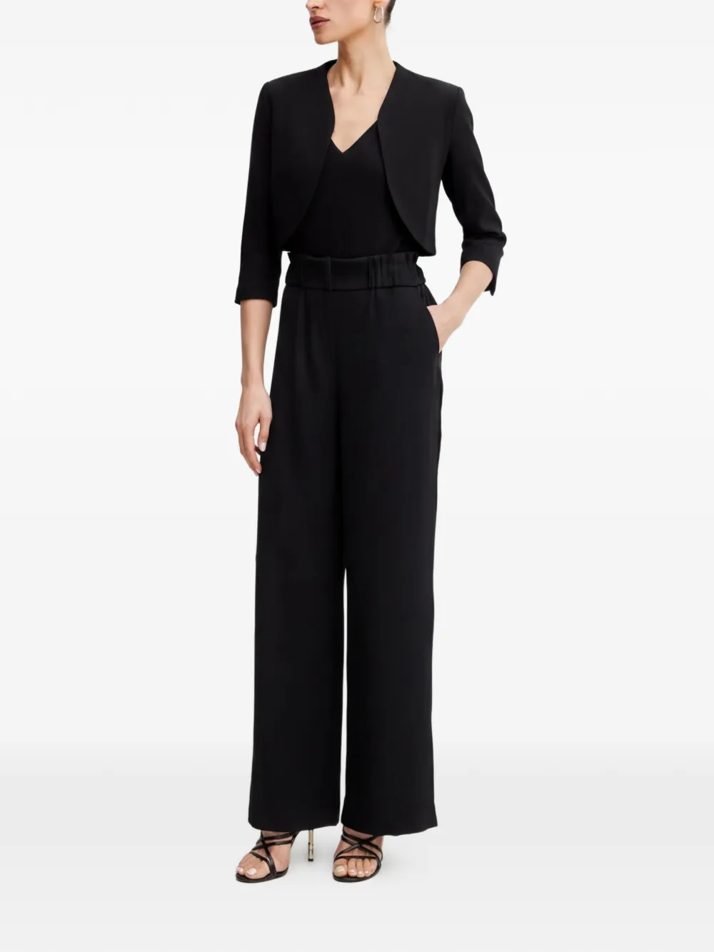 Morgan Elastische broek Zwart