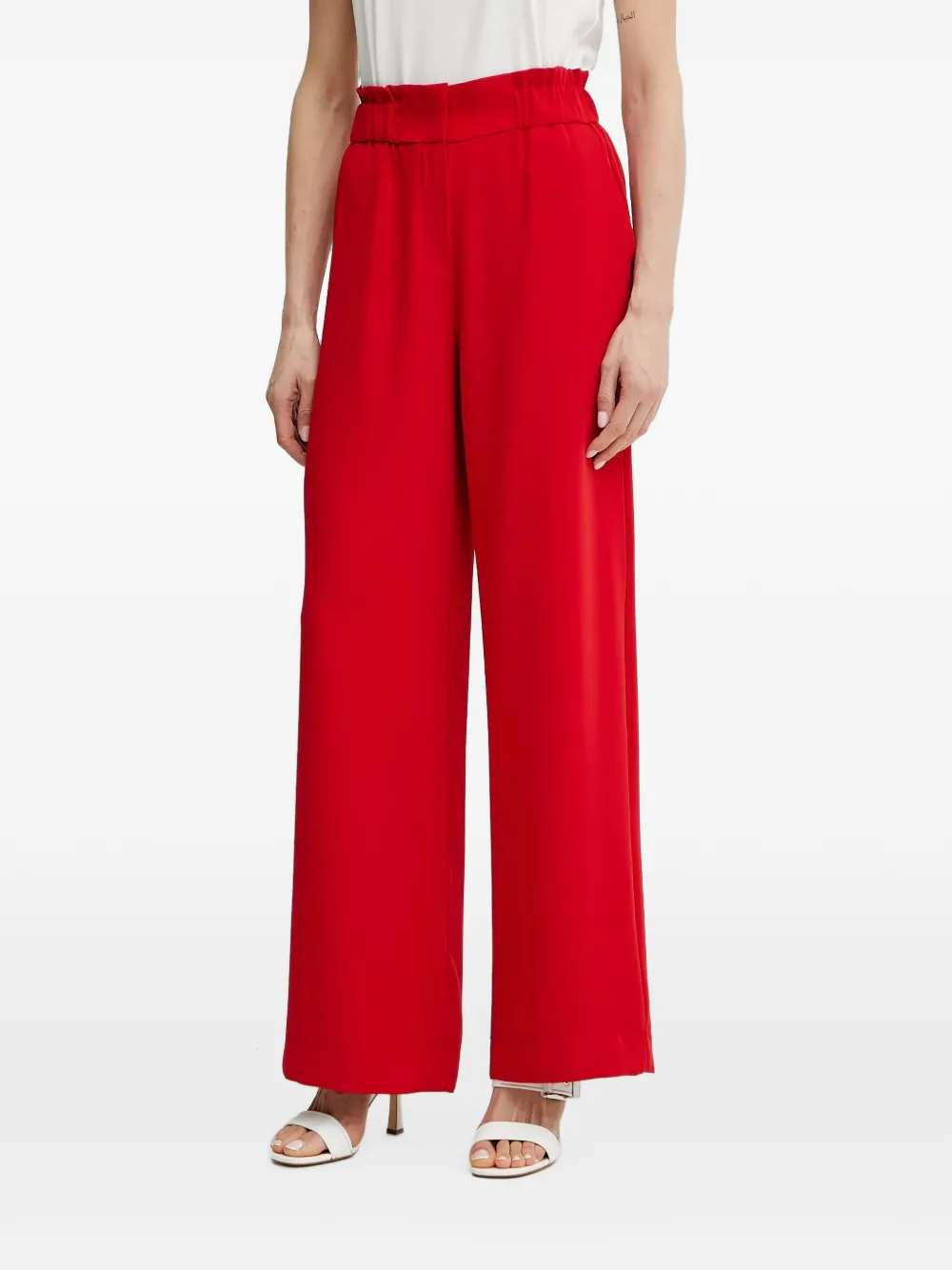 Morgan paperbag-waist palazzo pants