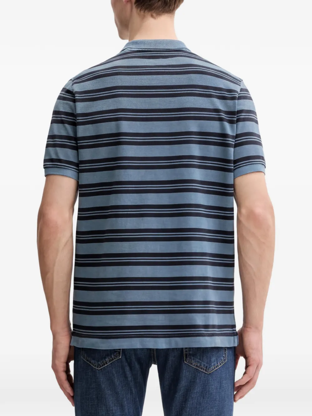 Marc O'Polo Gestreept poloshirt Blauw