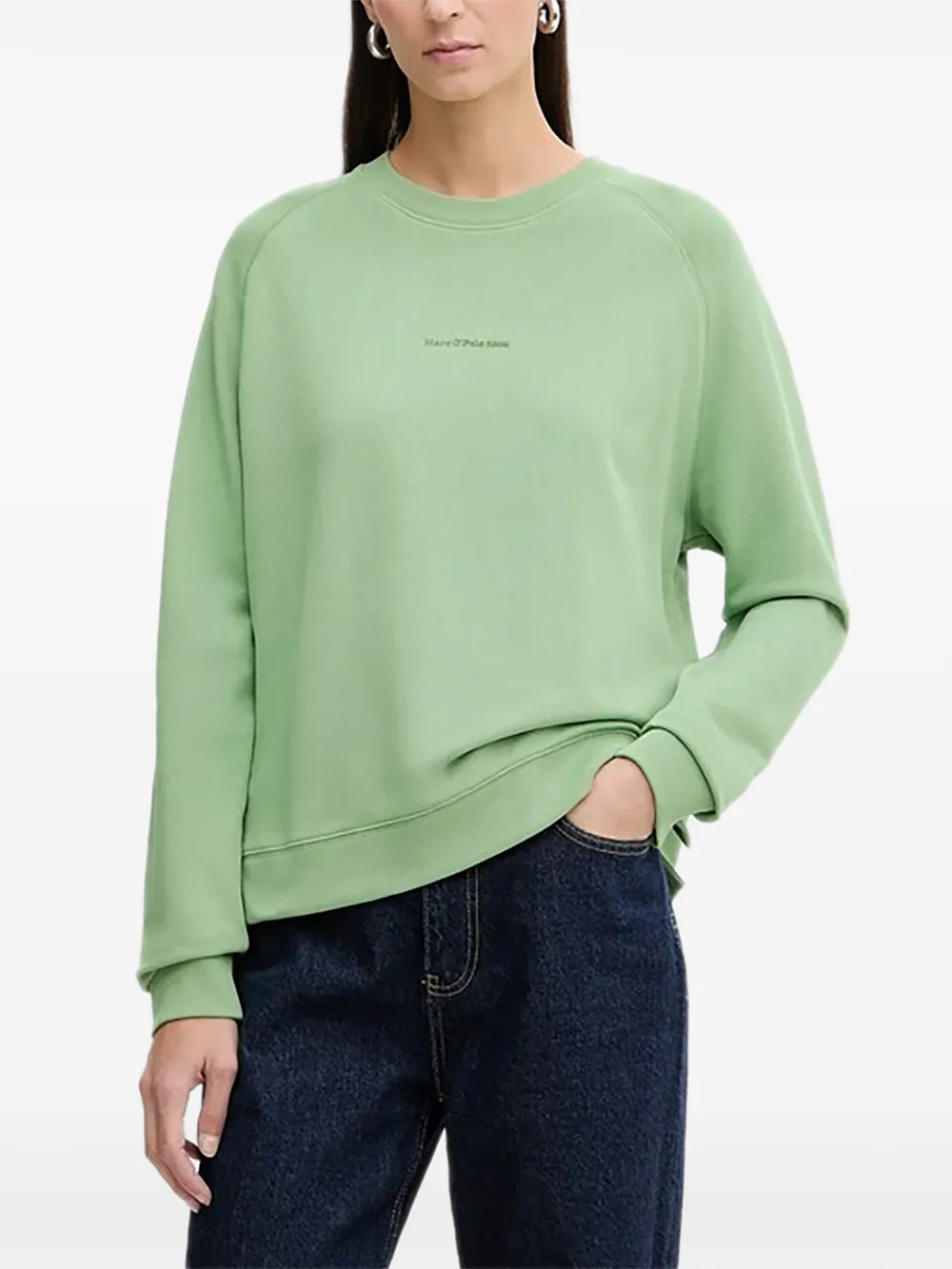 Marc O'Polo cotton sweatshirt - Verde