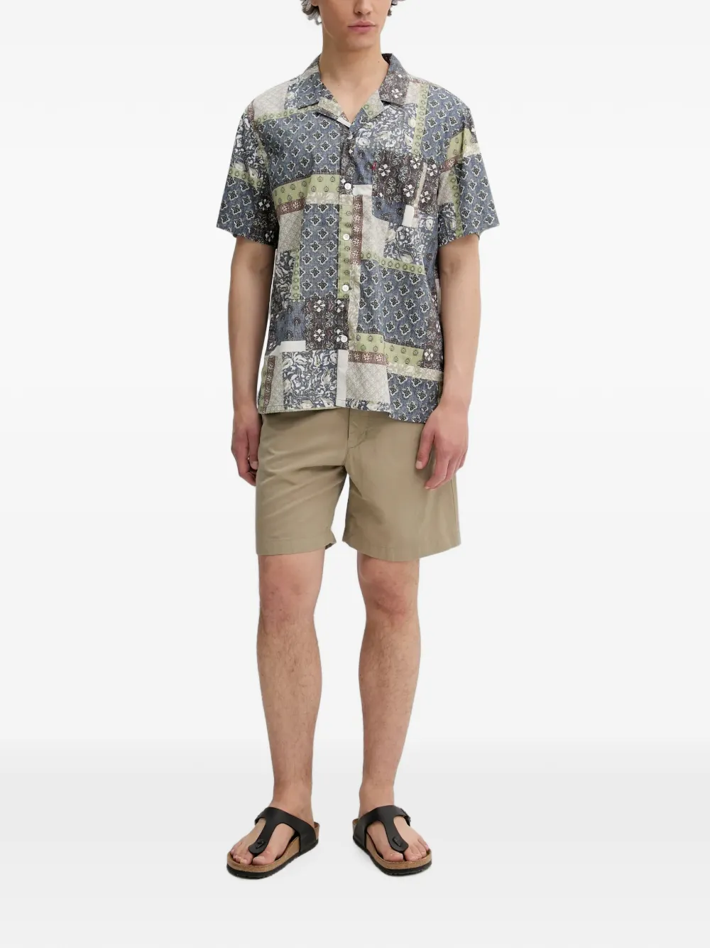 Marc O'Polo Shorts met knopen Beige