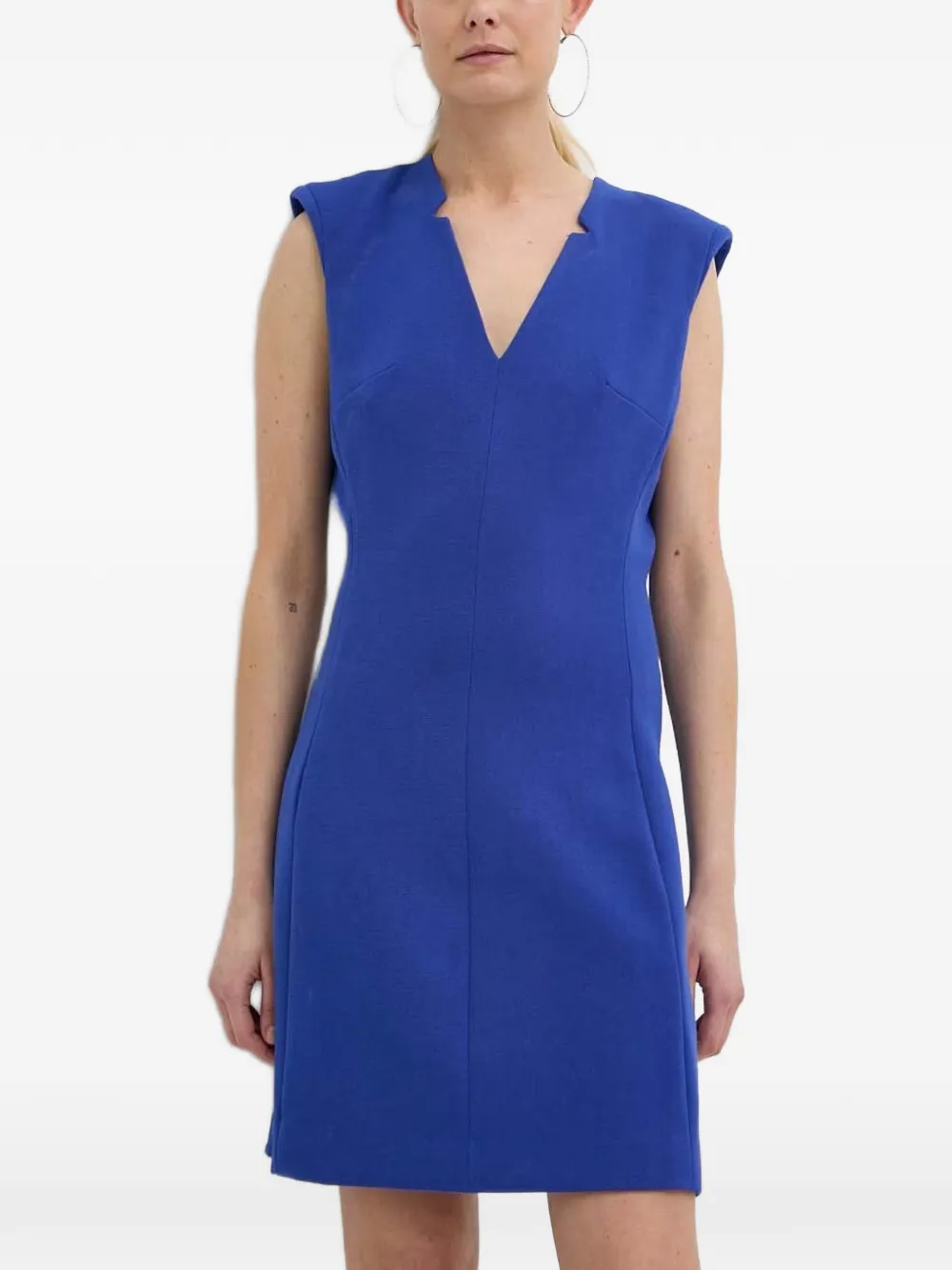 Morgan V-neck mini dress
