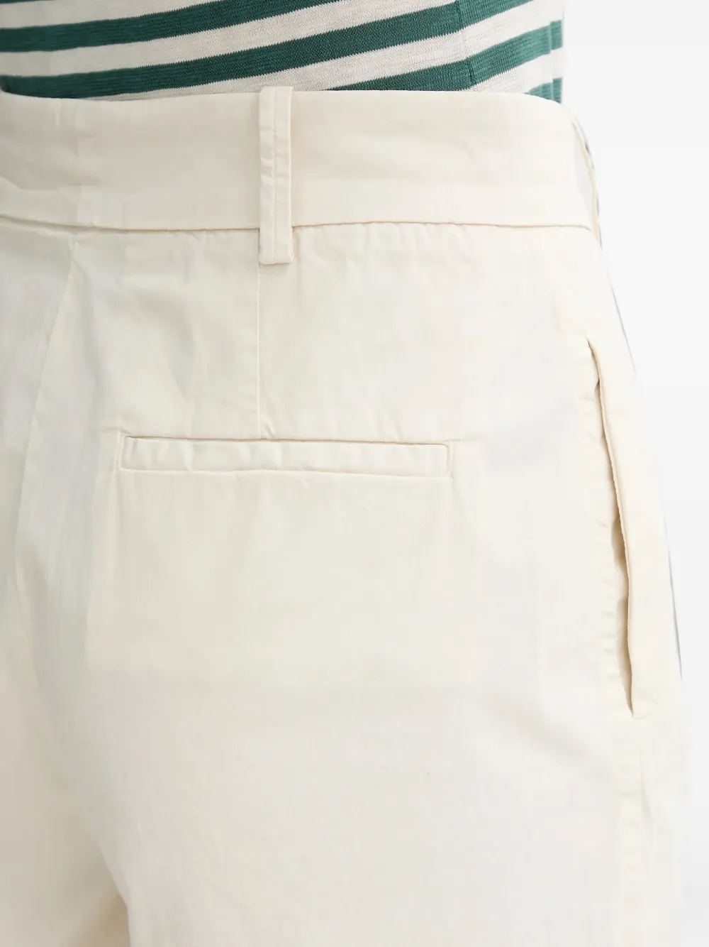 Marc O'Polo Shorts met riemlussen Beige
