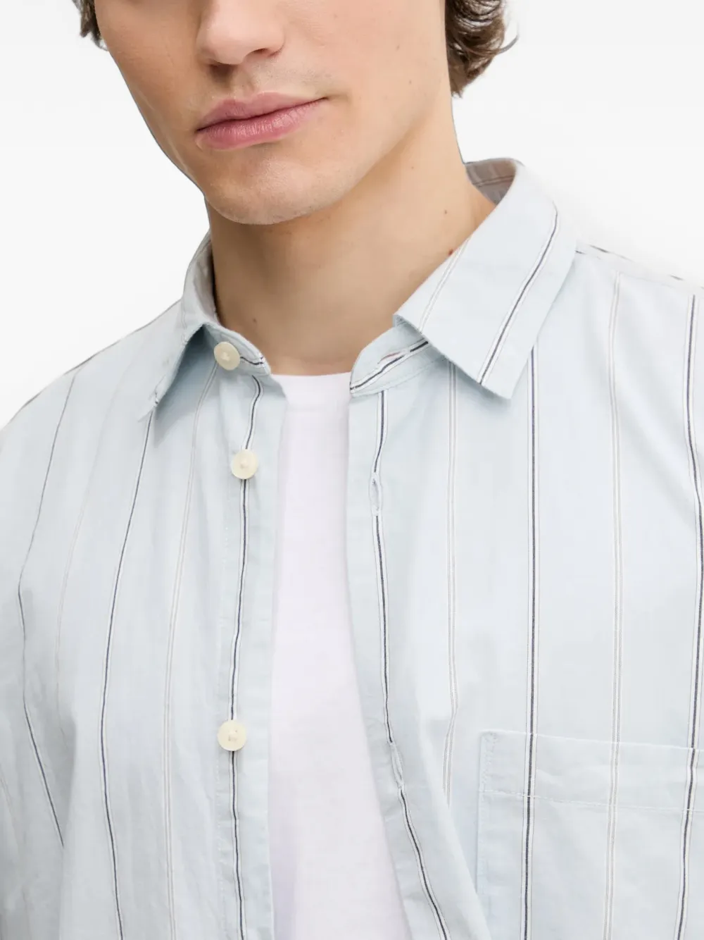Marc O'Polo Gestreept overhemd Blauw