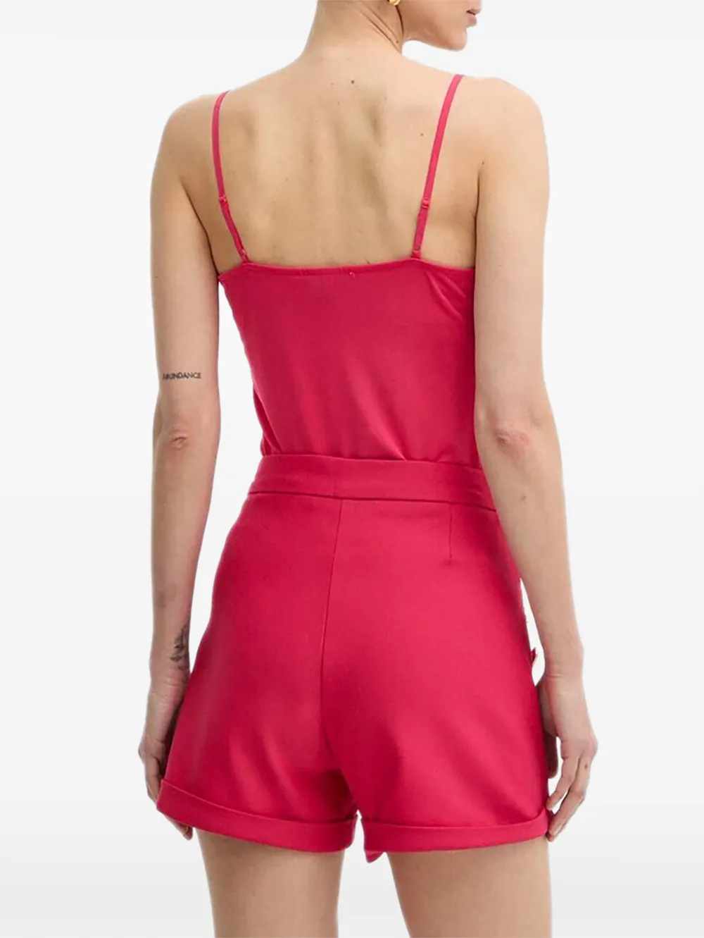  Morgan Bermudas Con Botones - Rosa 