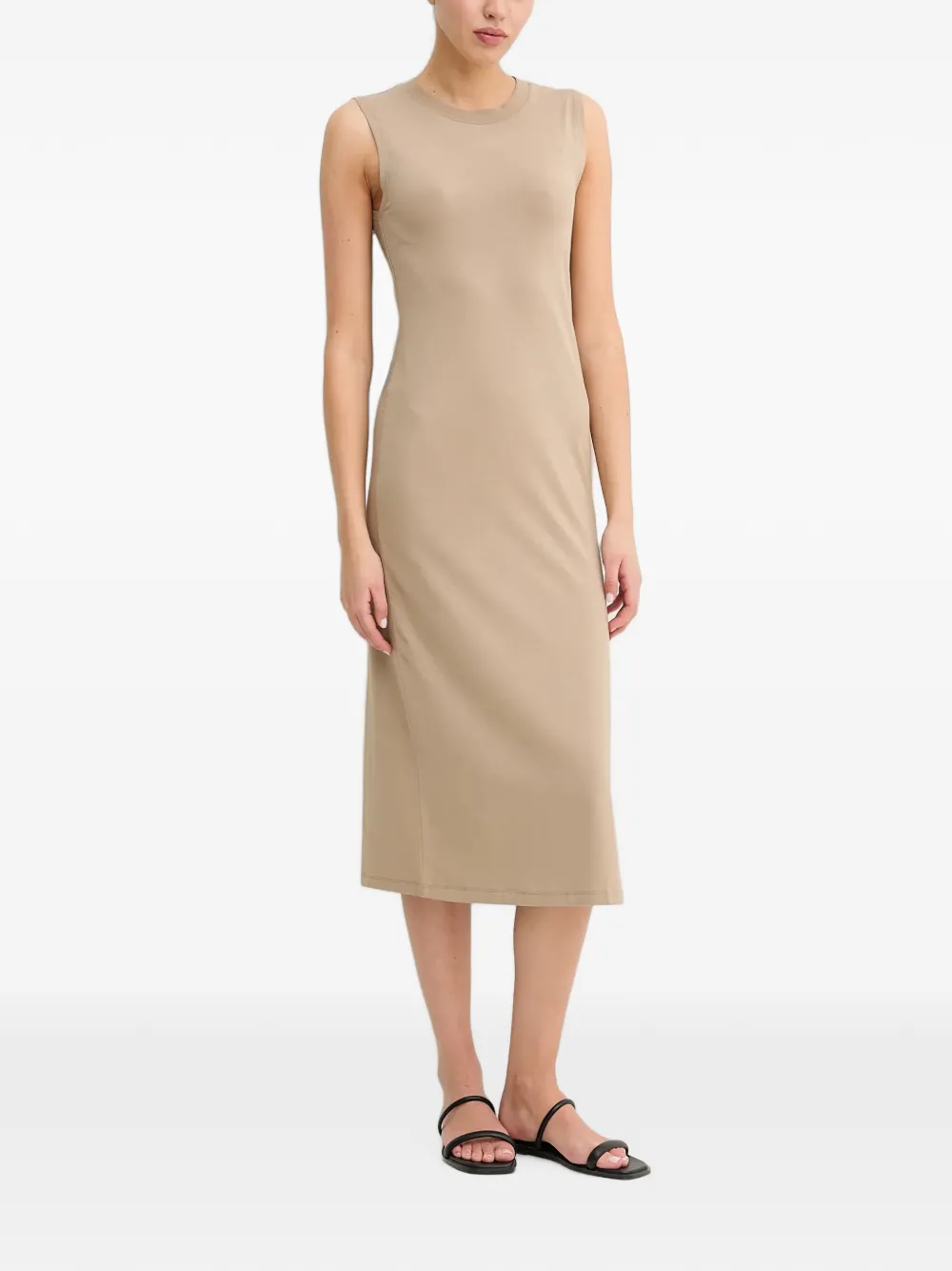 Marc O'Polo Kleid mit rundem Ausschnitt - Nude
