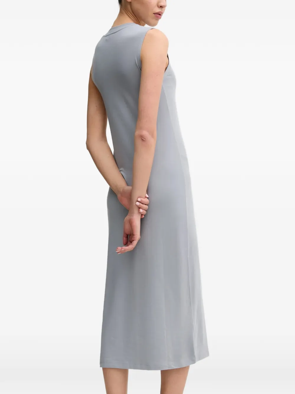 Marc O'Polo Midi-jurk met zijsplit Blauw