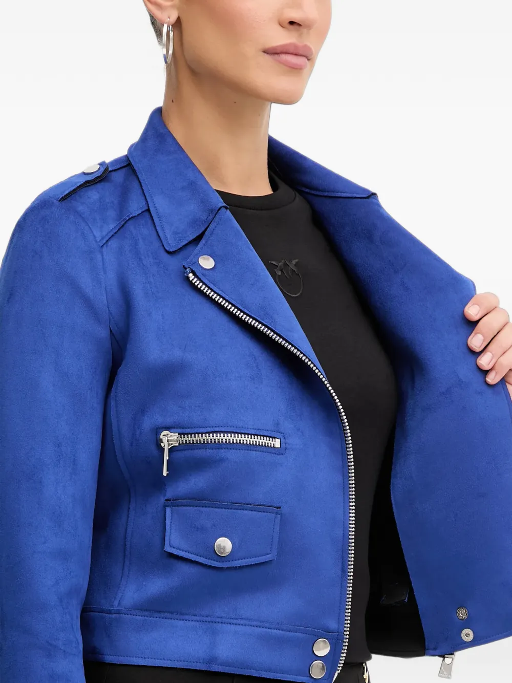 Morgan Bikerjack met rits Blauw