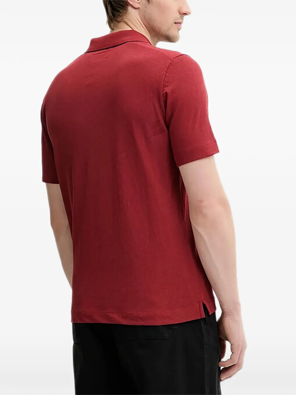 Marc O'Polo Poloshirt met korte mouwen en kraag Rood