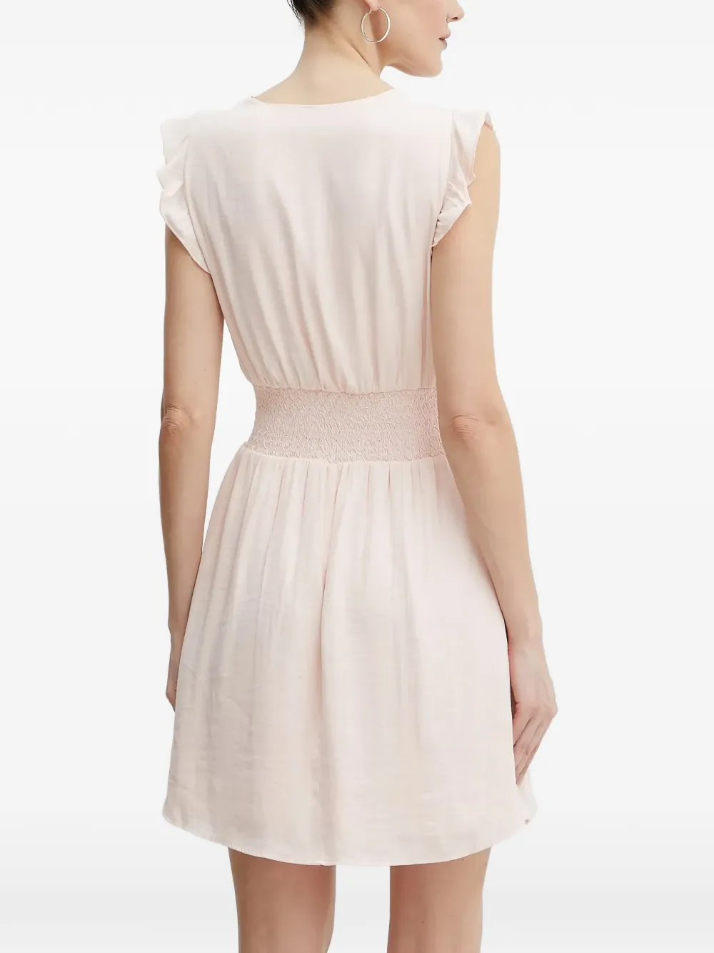 Morgan Rwany mini-jurk met ruches en wikkel-design Roze