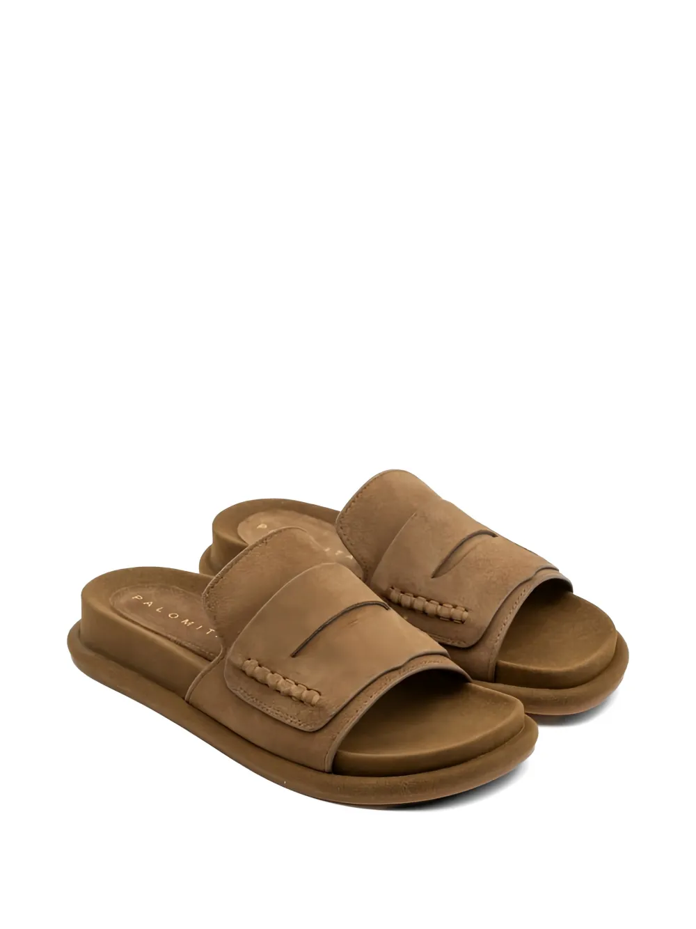 Palomitas By Paloma Barcelò Caliope suède sandalen Bruin