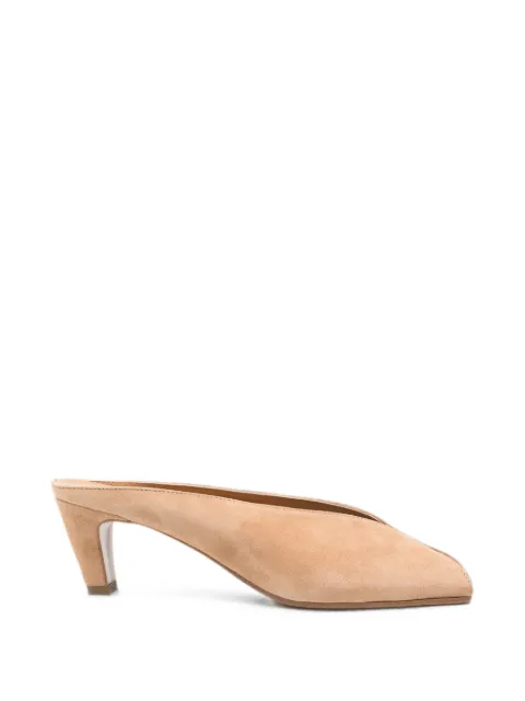 biancadi suede peep-toe sandals