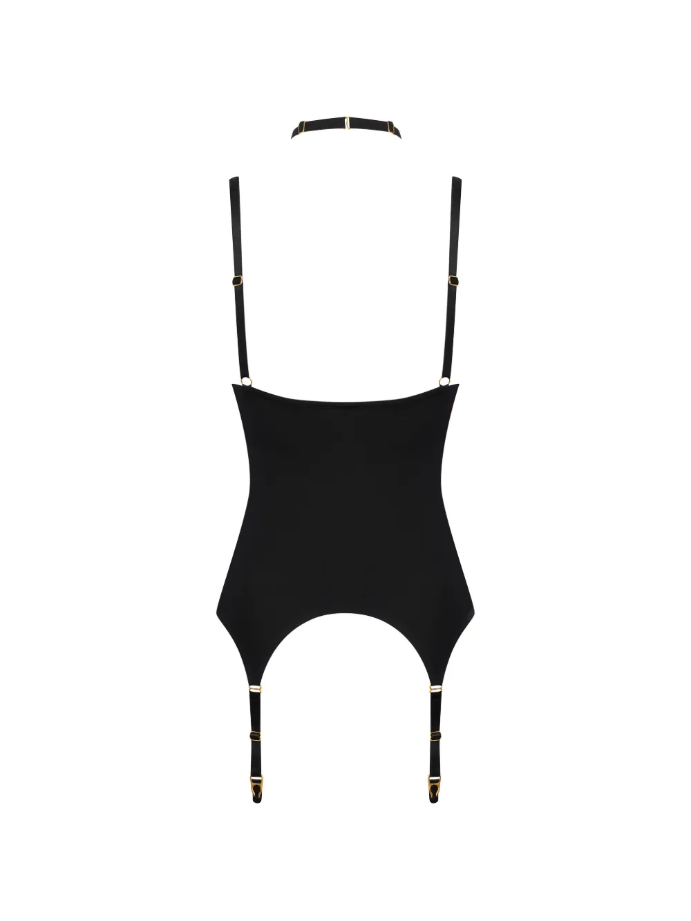 Maison Close Romper met ringdetail Zwart