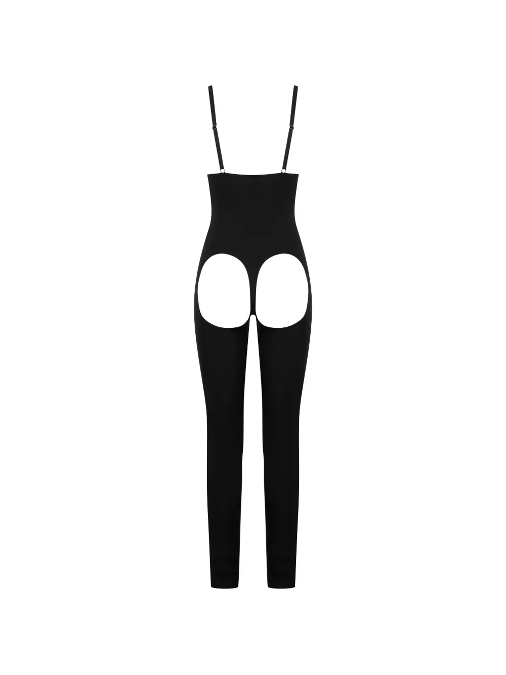 Maison Close Catsuit met uitgesneden details Zwart