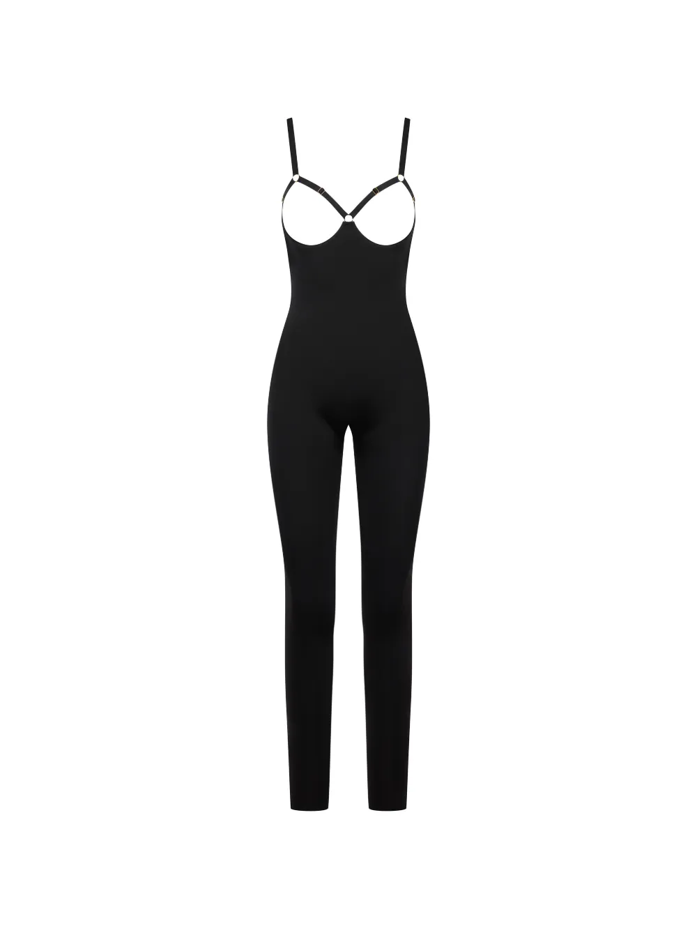 Maison Close cut-out catsuit - Nero