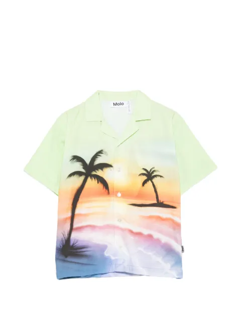 Molo Rui palm-tree print shirt