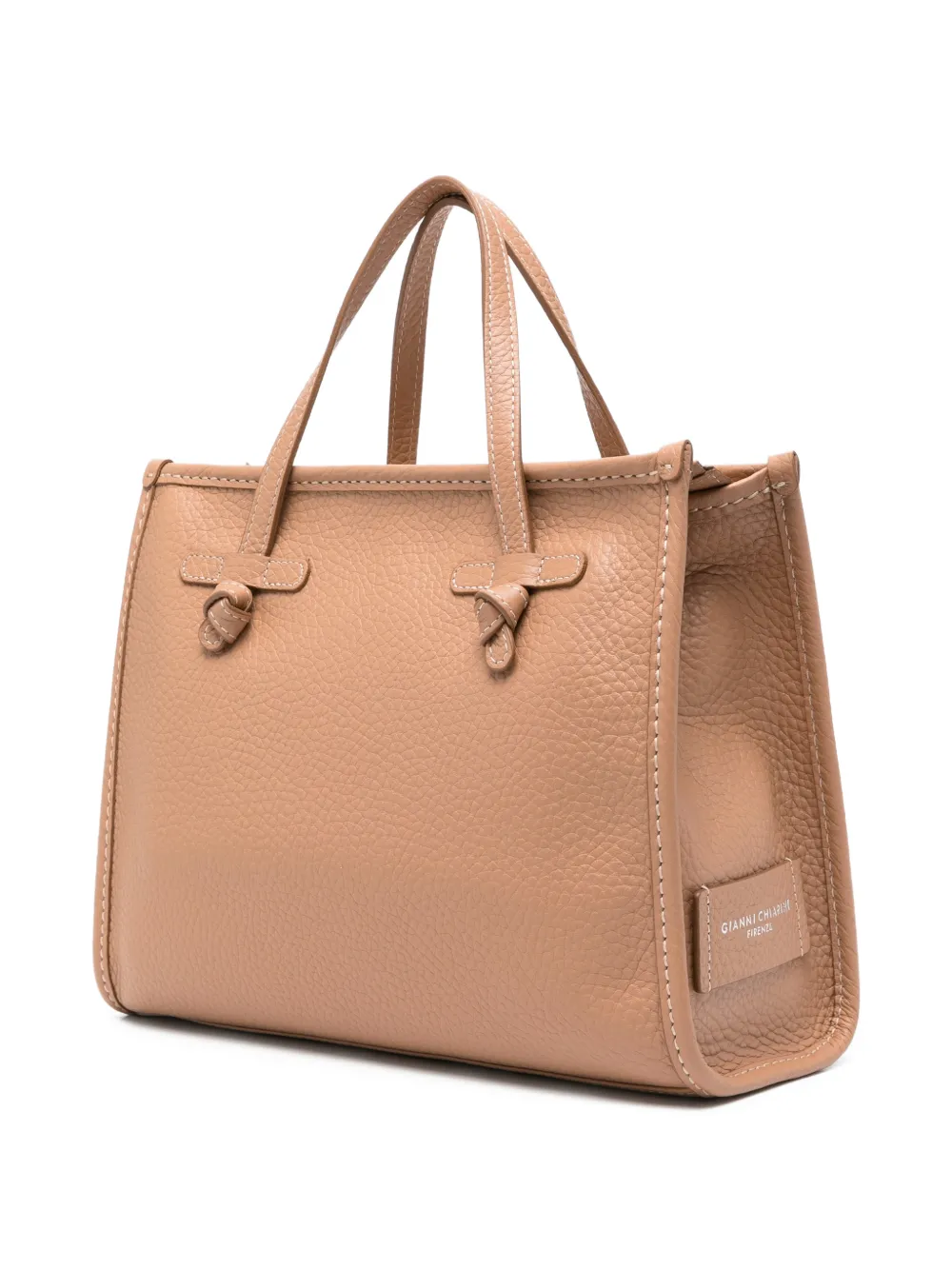 GIANNI CHIARINI Shopper met geknoopt detail Beige