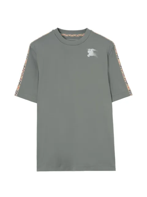Burberry Check-trim jersey T-shirt
