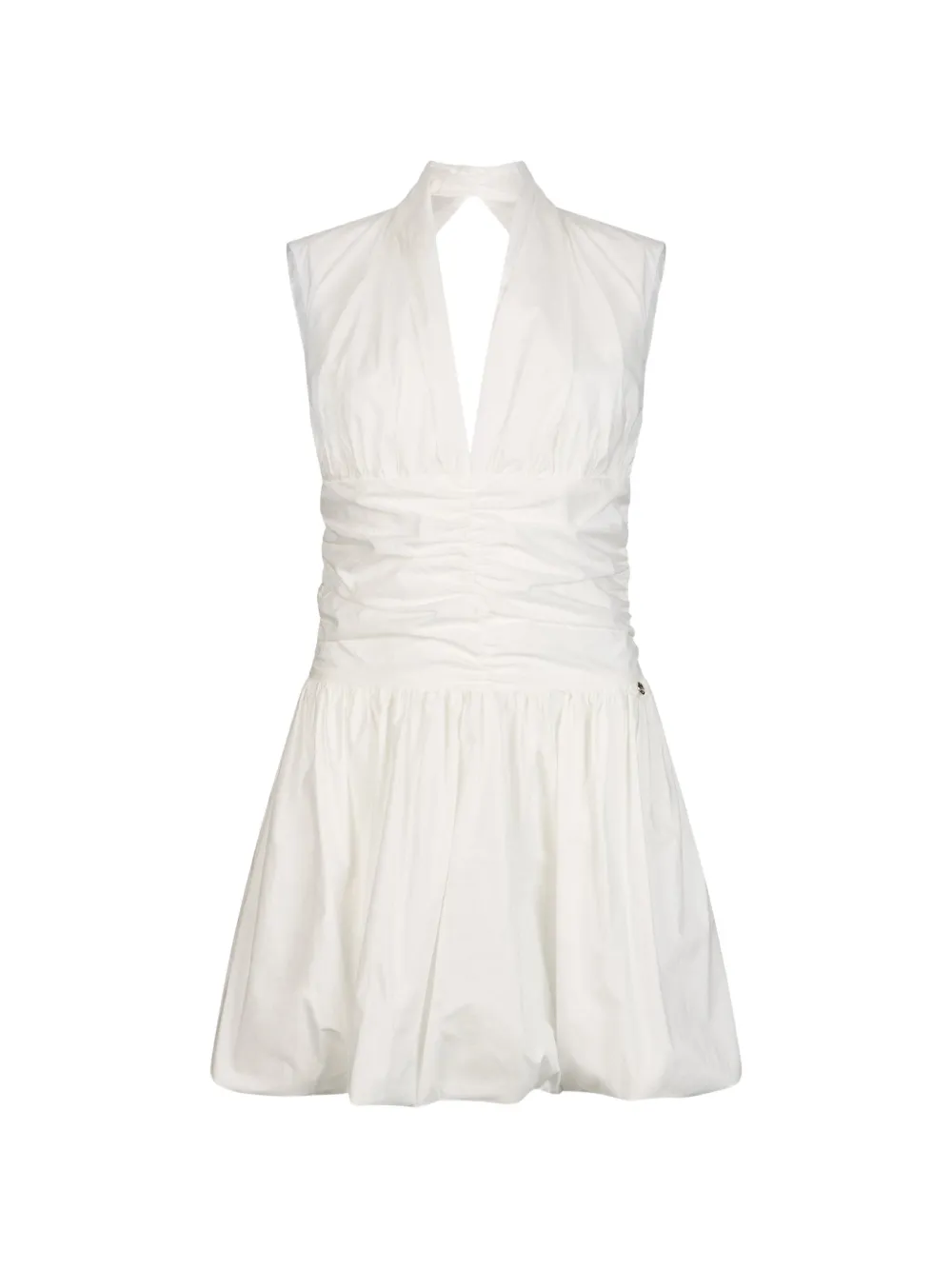 LIU JO V-neck mini dress - Bianco