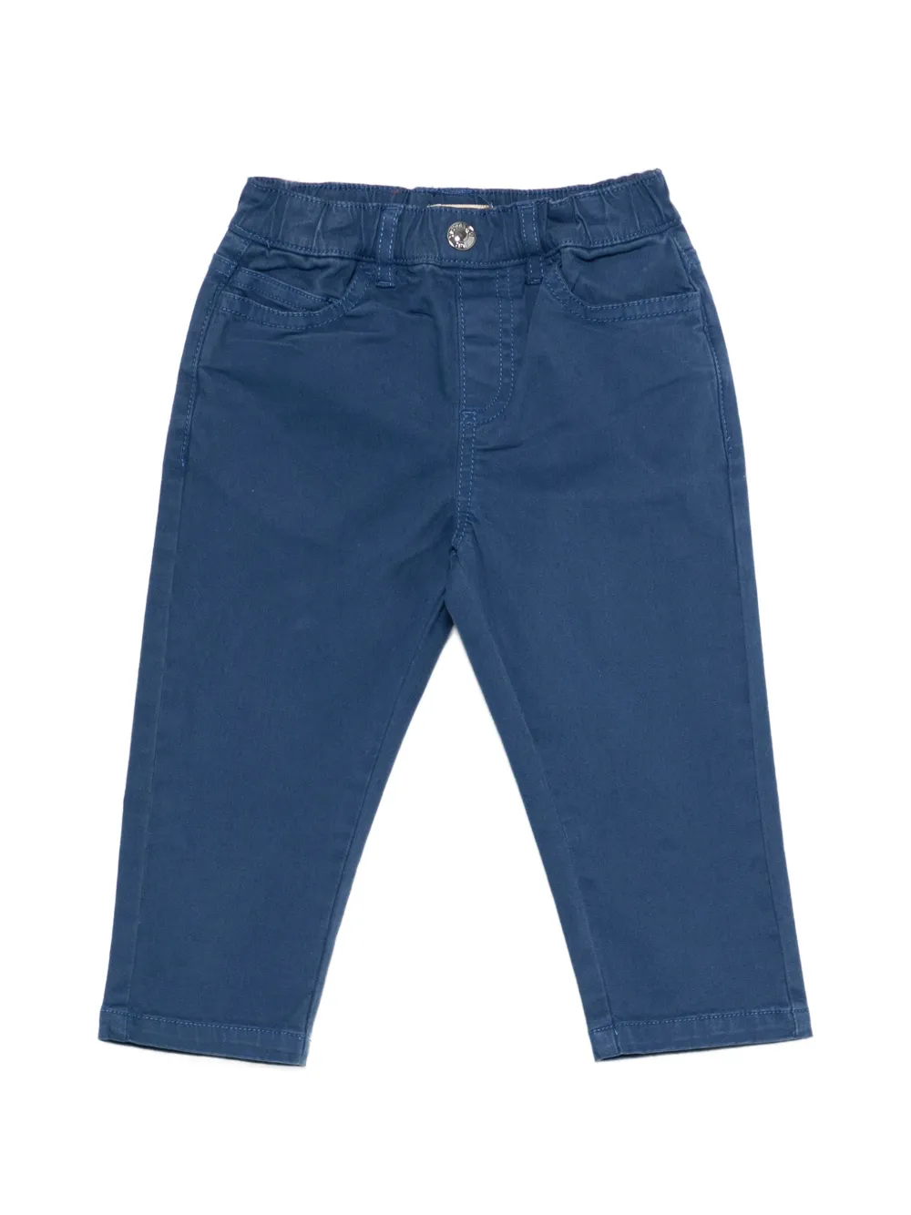TRUSSARDI JUNIOR button-fastening trousers - Blu