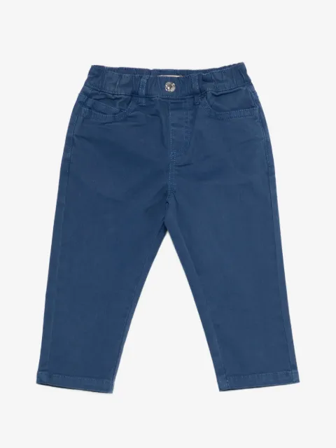 TRUSSARDI JUNIOR pantalon évasé à boutonnière