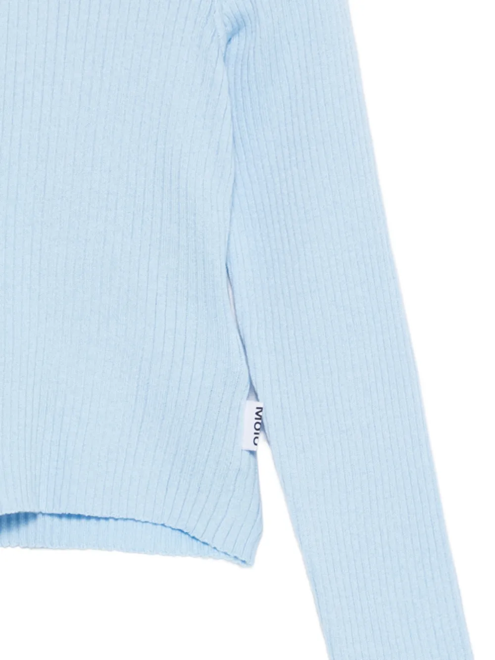 Molo Giselle ribgebreid vest Blauw