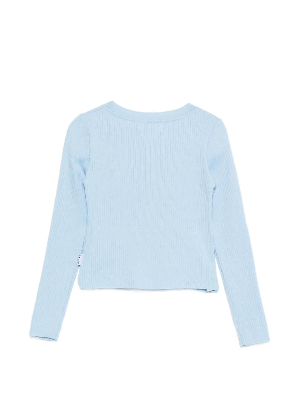 Molo Giselle ribgebreid vest Blauw