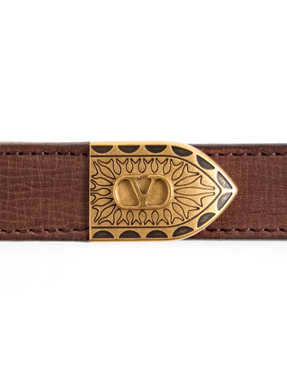Valentino Garavani Vロゴ シグネチャー 20mm ベルト | ブラウン