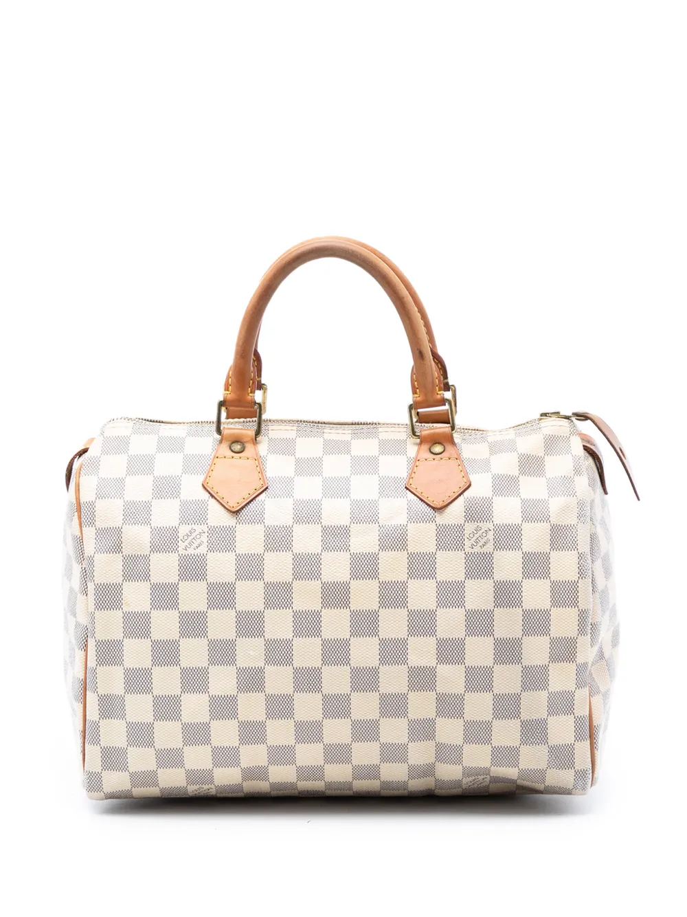 Louis Vuitton Pre-Owned 2011 Damier Azur Speedy 30 boston bag - Bianco