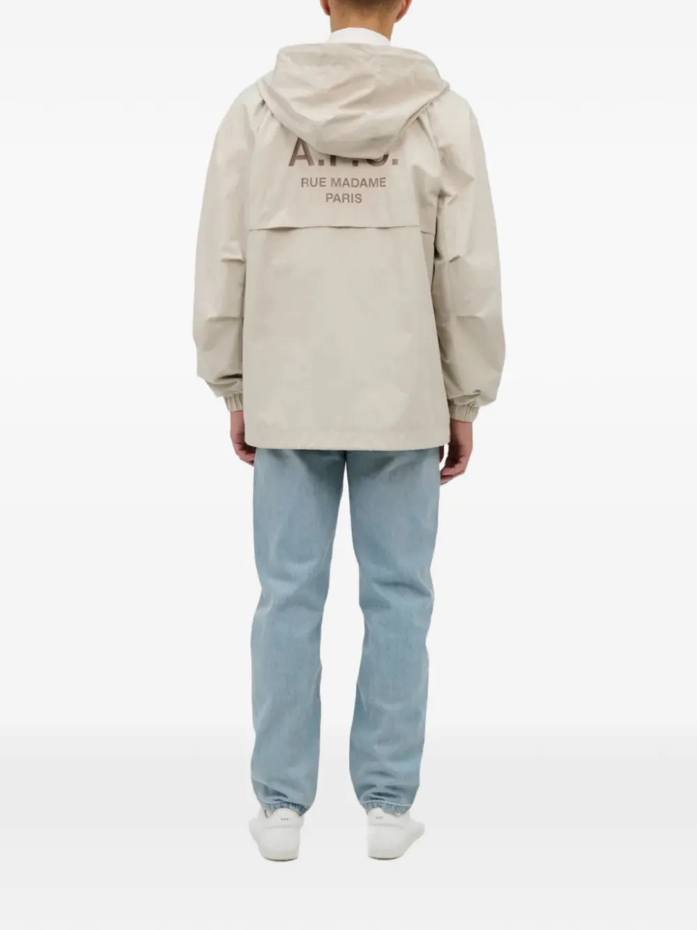  A.p.c. Hooded Jacket - Neutrals 