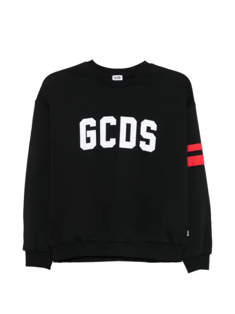 Gcds Kids sudadera a rayas con detalle del logo