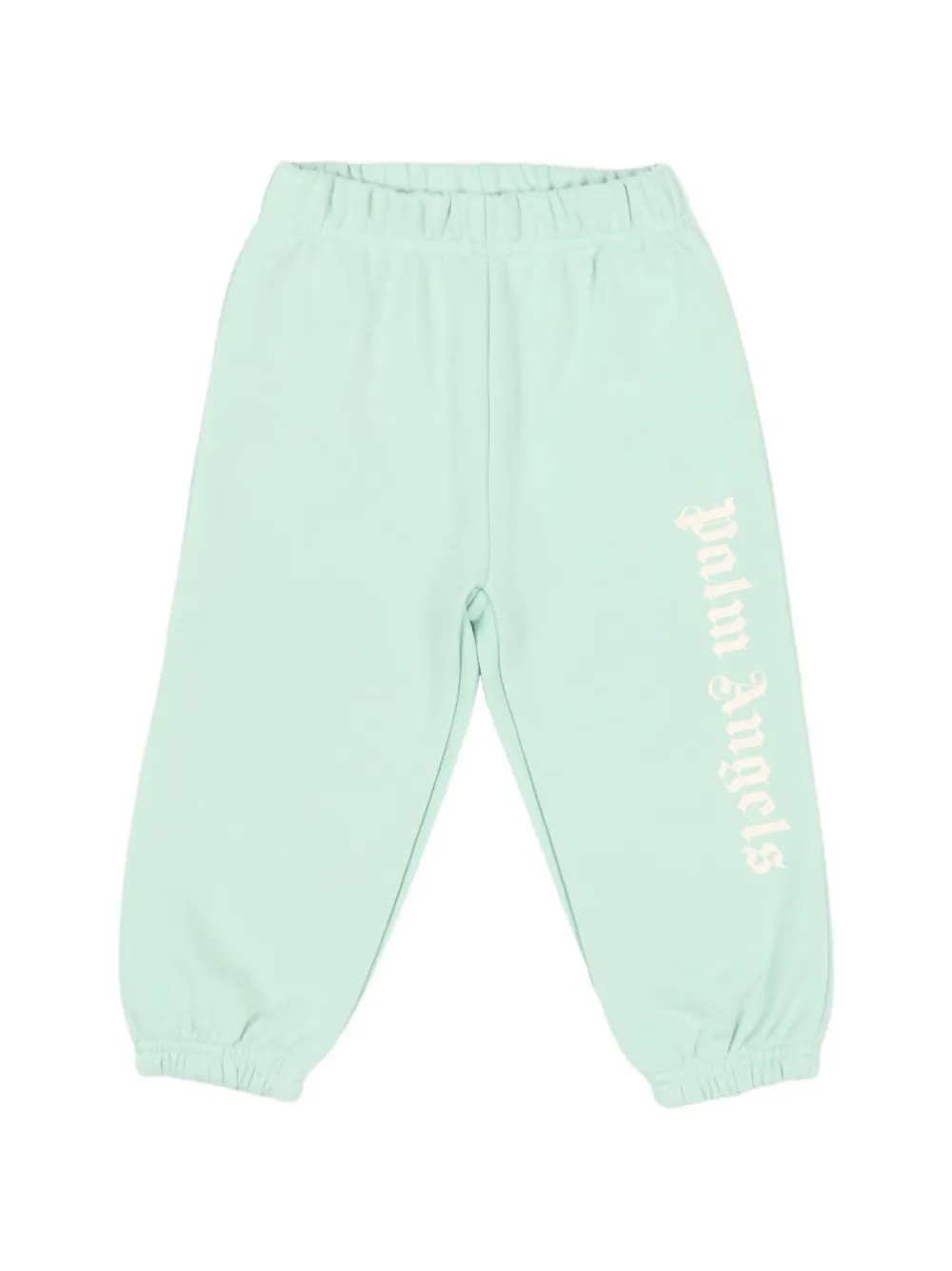 Palm Angels Kids logo-print track pants - Verde