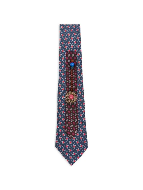 A.N.G.E.L.O. Vintage Upcycling x Stefania Bertoni customised Hermés silk tie