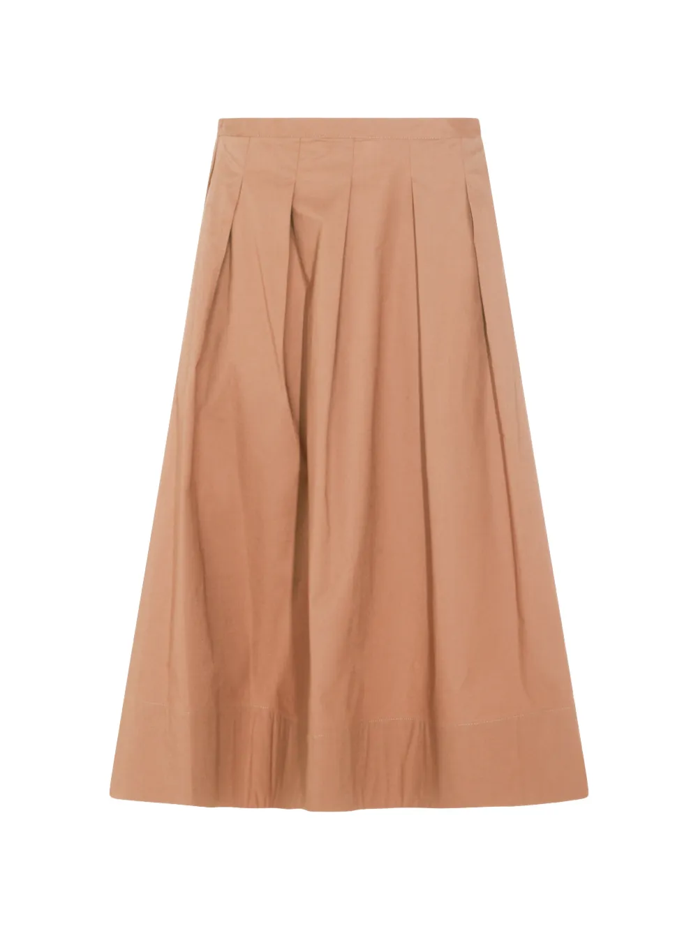 Nine In The Morning pleated midi skirt - Arancione
