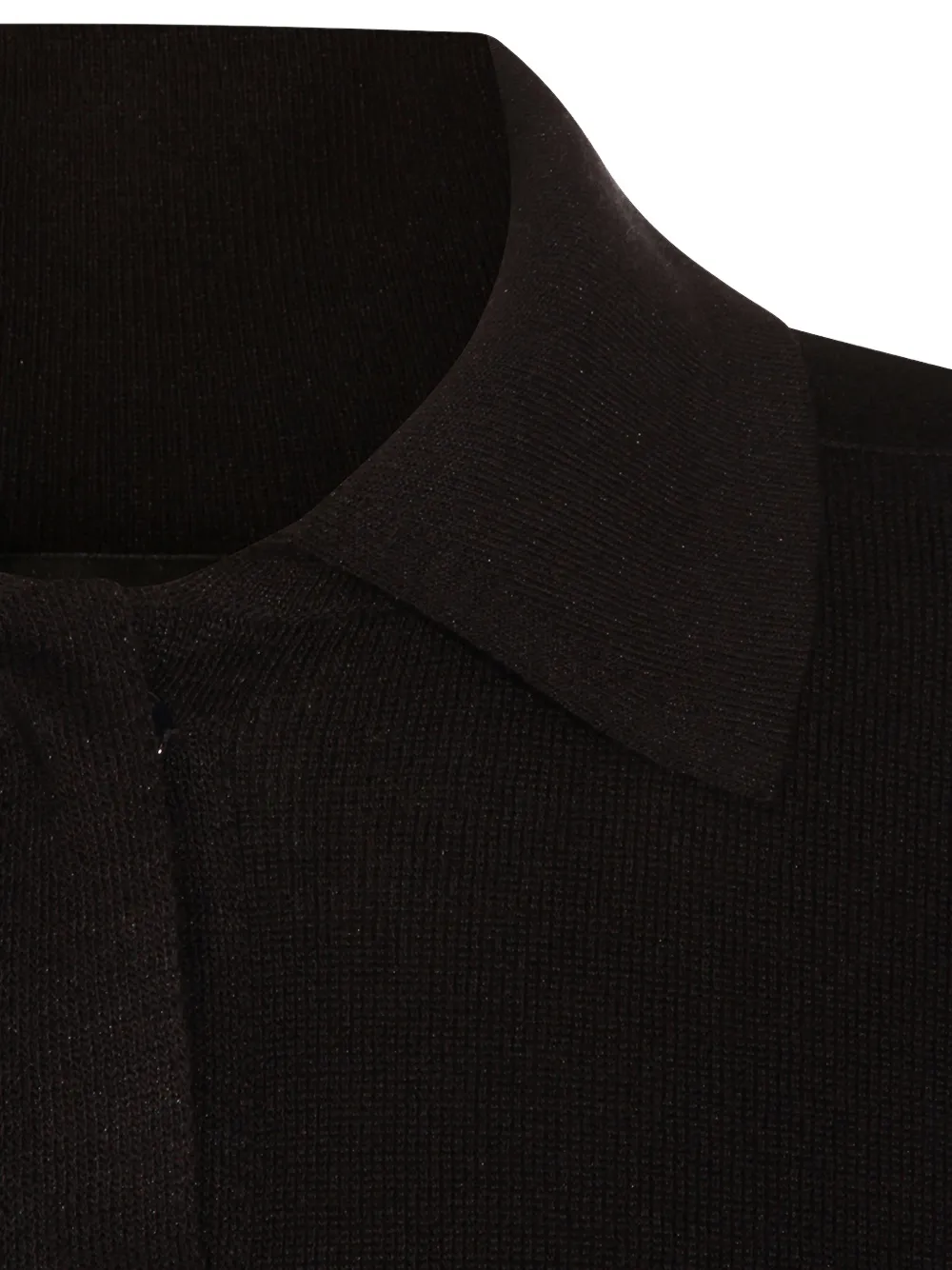 Fabiana Filippi blouse met kraag en korte mouwen Blauw
