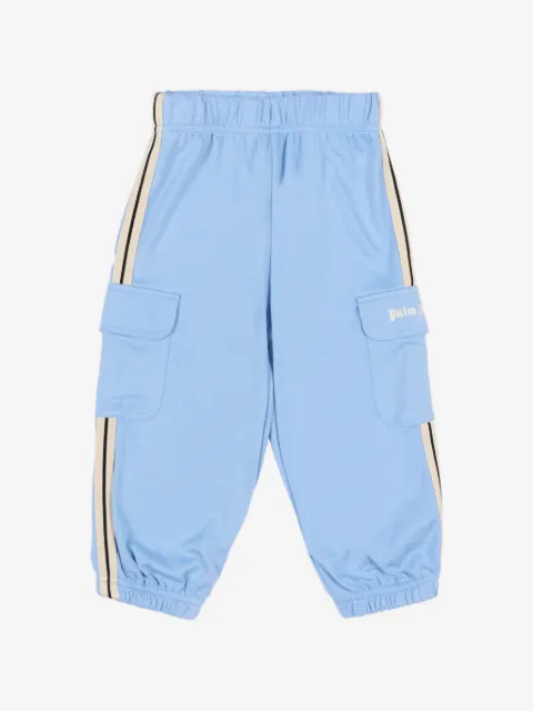 Palm Angels Kids side-stripe cargo pants