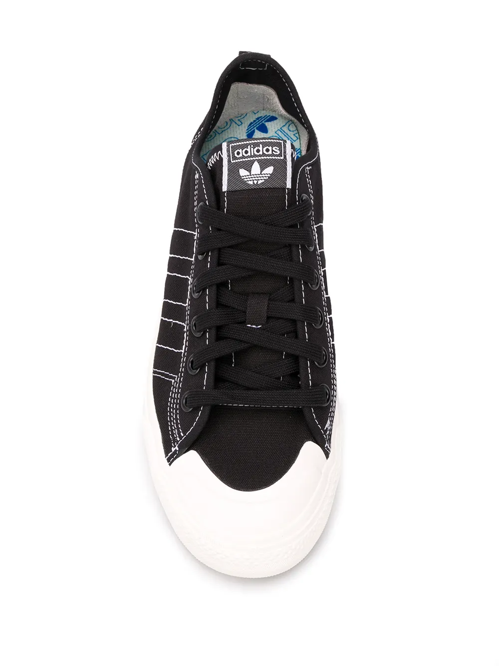adidas Nizza RF canvas sneakers Zwart