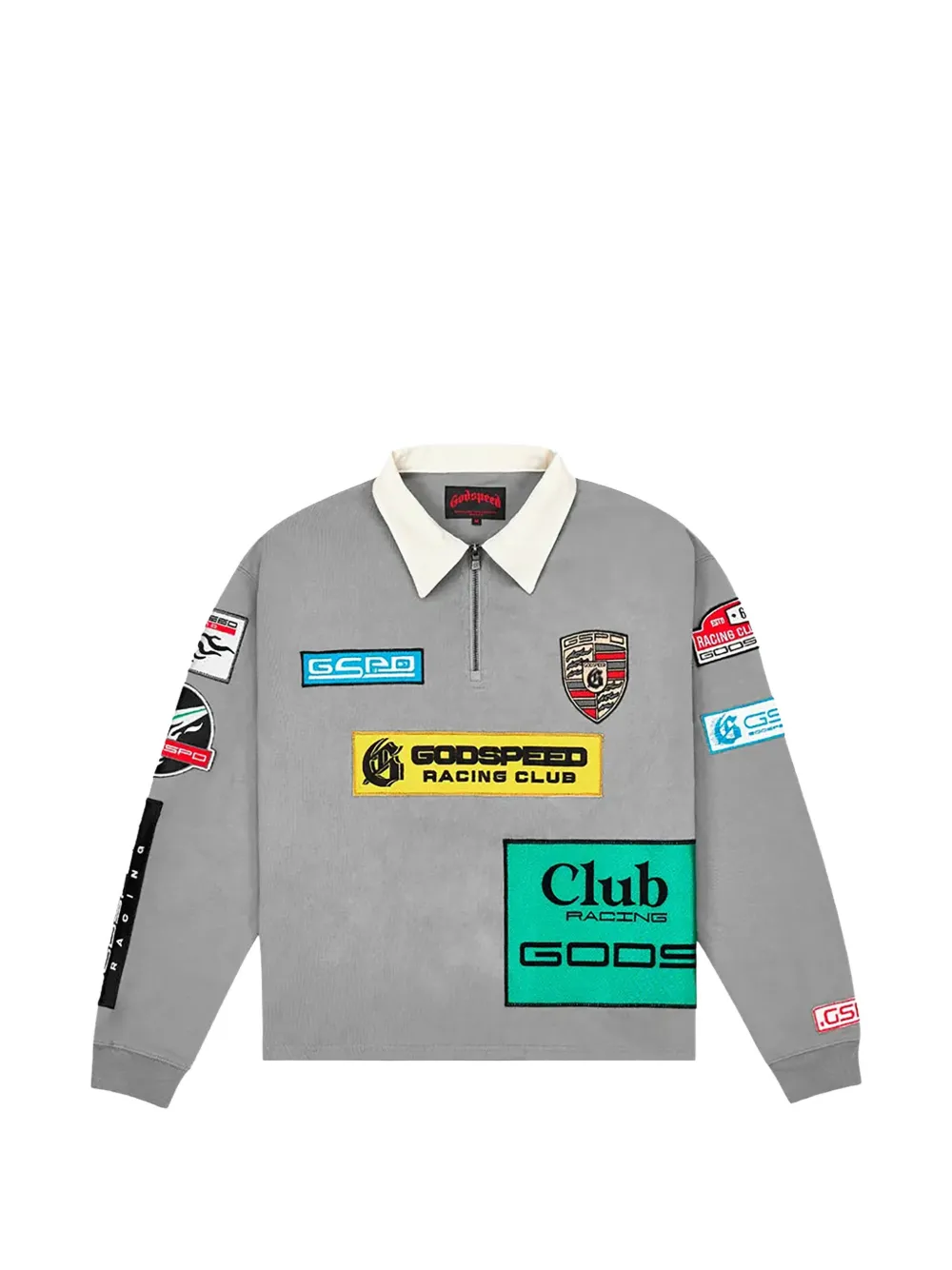 GODSPEED GRC half-zip sweatshirt - Grigio