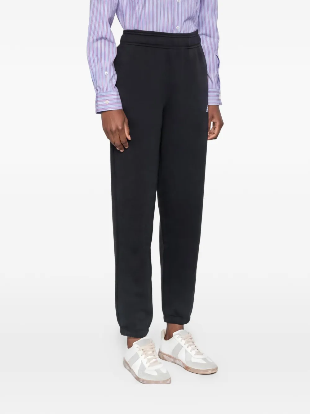 New Balance logo-detail track pants Zwart