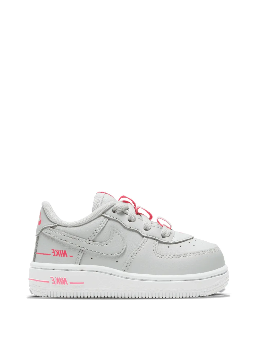 Nike Kids Air Force 1 low-top sneakers Grijs