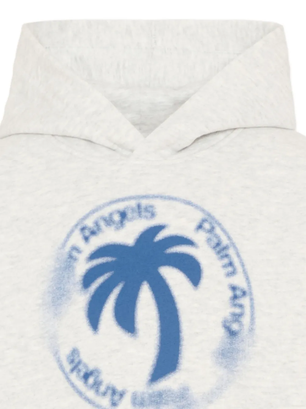 Palm Angels Kids Hoodie met logoprint Grijs