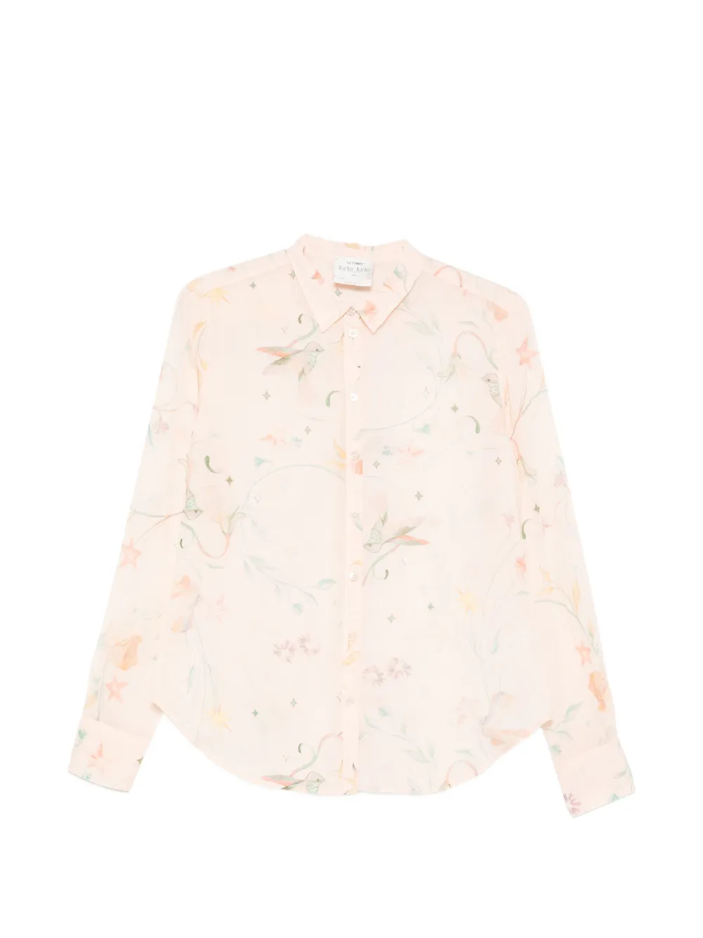Forte Forte floral-print shirt - Rosa