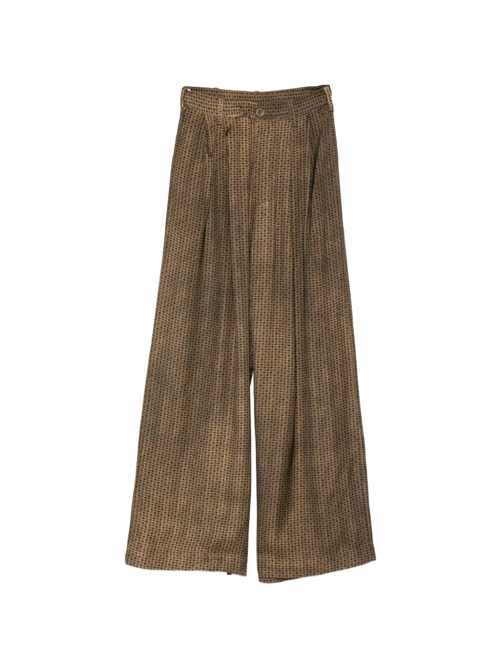 Uma Wang Paella pleated trousers - Marrone