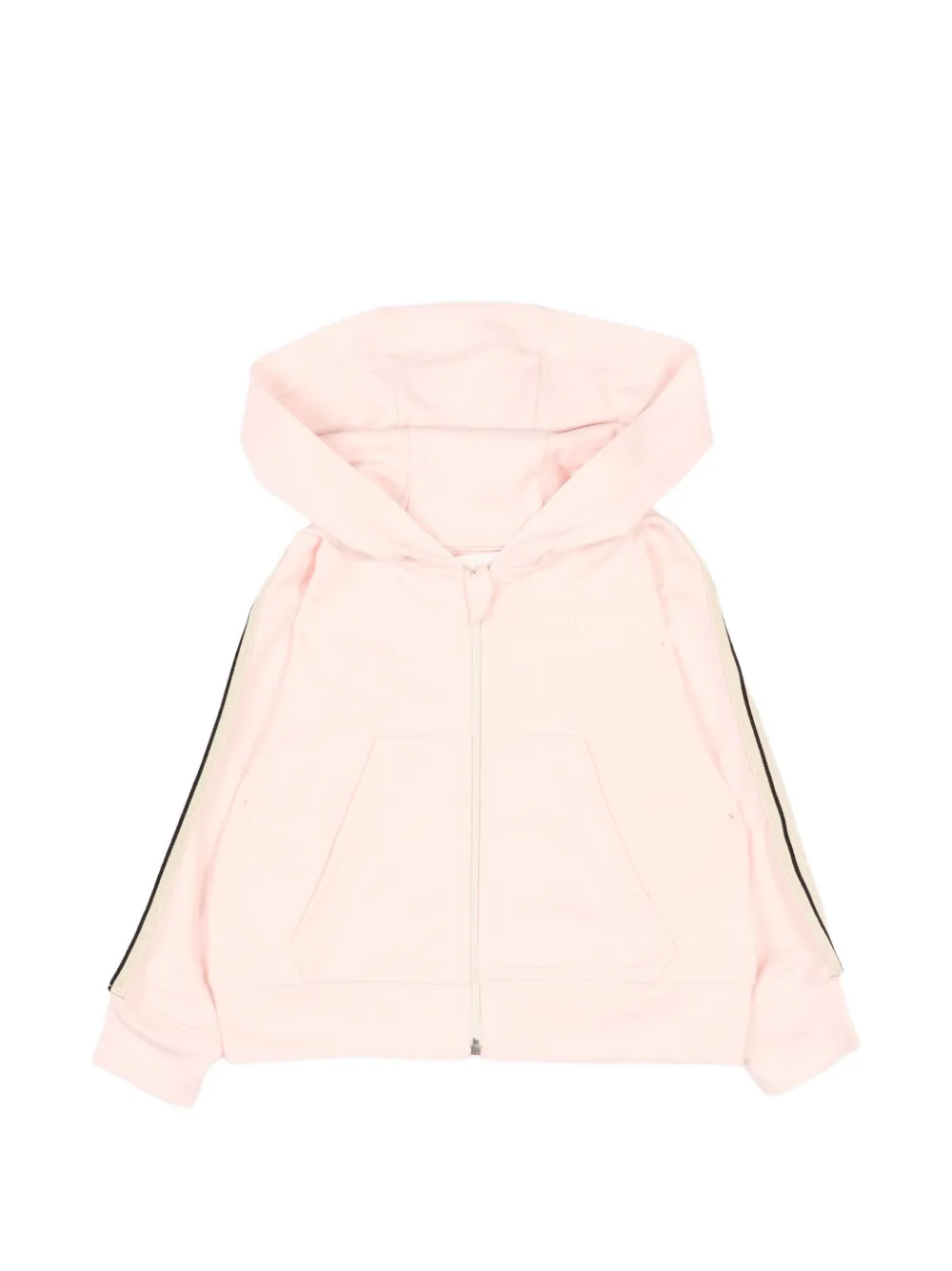 Palm Angels Kids stripe-detail hoodie - Rosa